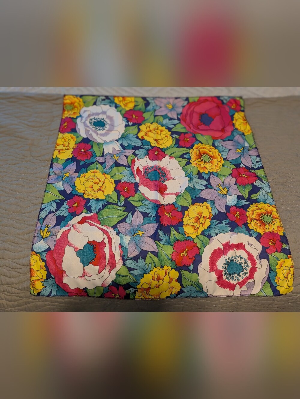 LUSH Knot Wrap Floral Multicolor scarf